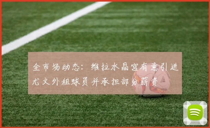全市场动态：维拉水晶宫有意引进尤文外租球员并承担部分薪资